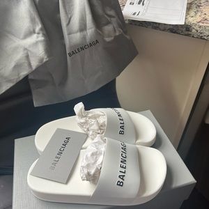 Balenciaga Kids pool slides authentic purchased from Saks on fifth